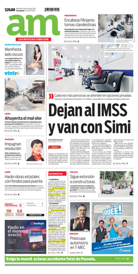 Cover of Periodico AM (Leon)