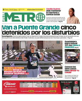 Cover of Publimetro Guadalajara
