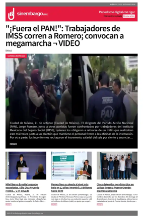 Cover of Sin Embargo destacadas