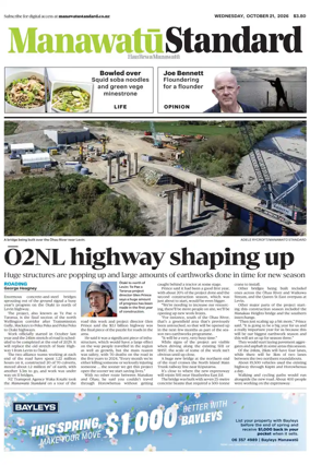 Cover of Manawatu Standard
