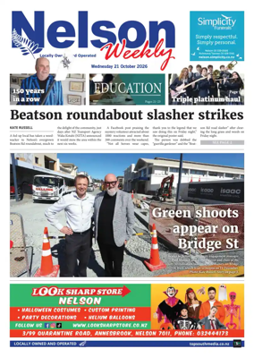 Cover of Nelson Weekly