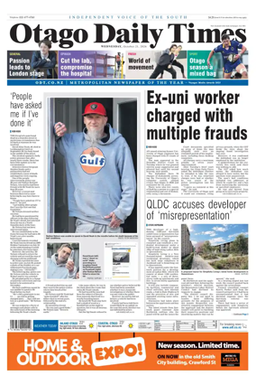 Cover of Otago Daily Times