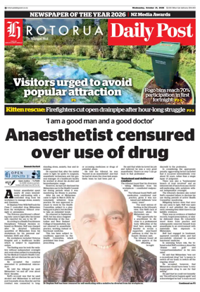 Cover of Rotorua Daily Post