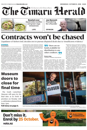 Cover of The Timaru Herald