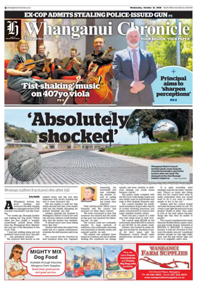 Cover of Whanganui Chronicle