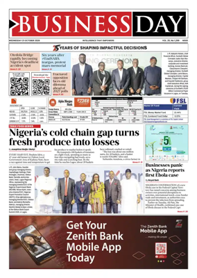 Cover of Business Day (Nigeria)