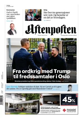 Cover of Aftenposten
