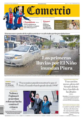Cover of Diario El Comercio