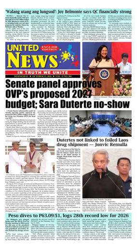 Cover of United News - English Edition