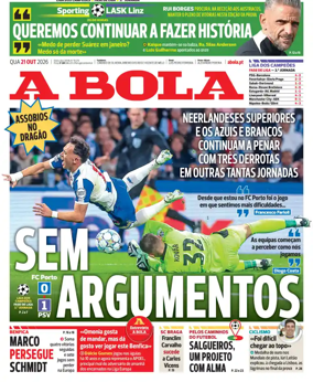 Cover of A BOLA (Portuguese)