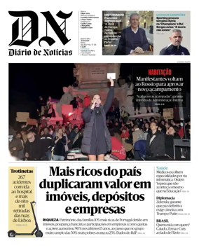 Cover of Diario de Noticias
