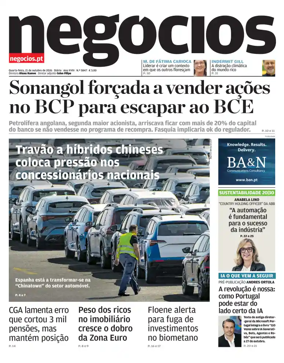 Cover of Jornal de Negocios