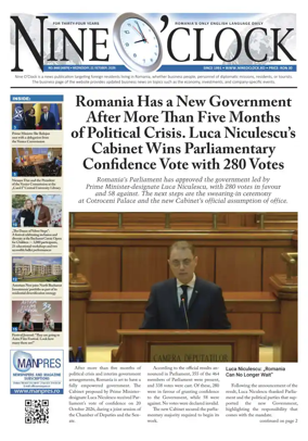 Cover of Nine o clock (Romania) Daily