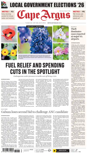 Cover of Cape Argus