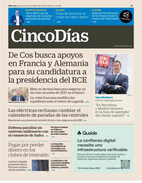 Cover of Cinco Dias