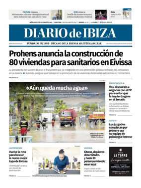 Cover of Diario de Ibiza