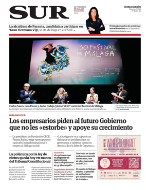 Cover of Diario Sur_Ultima