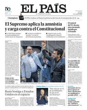 Cover of EL PAIS National