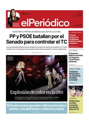 Cover of El Periodico - Castellano