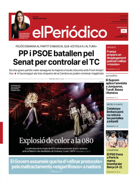 Cover of El Periodico - Catala