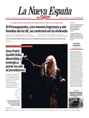 Cover of La Nueva Espana (Gijon)