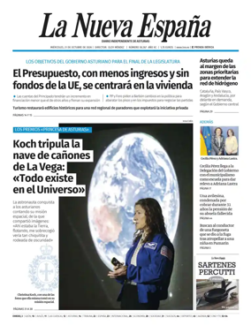 Cover of La Nueva Espana (Oviedo)
