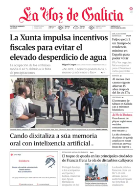 Cover of La Voz de Galicia (Barbanza)