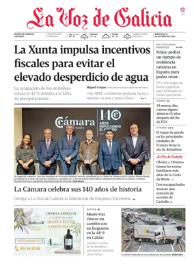 Cover of La Voz de Galicia (Carballo)