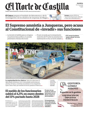 Cover of Norte de Castilla (Palencia)