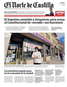 Cover of Norte de Castilla (Segovia)