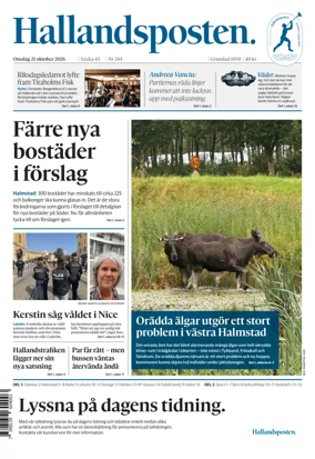 Cover of Hallandsposten
