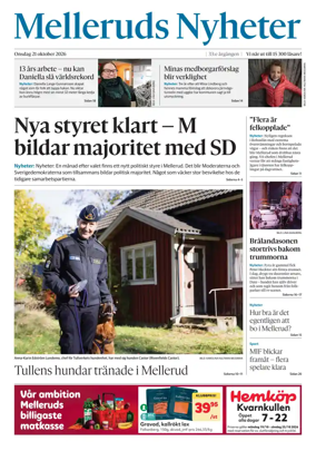 Cover of Melleruds Nyheter