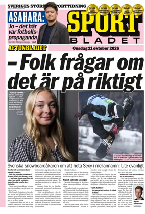 Cover of Sportbladet