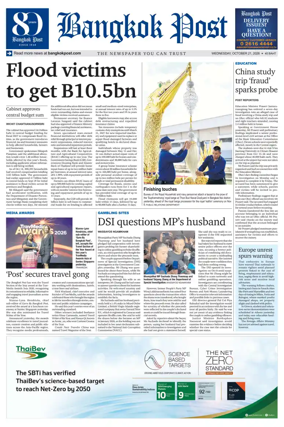 Cover of Bangkok Post