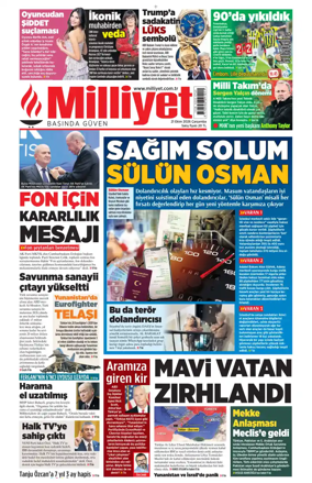 Cover of Milliyet