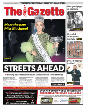 Cover of Blackpool Gazette