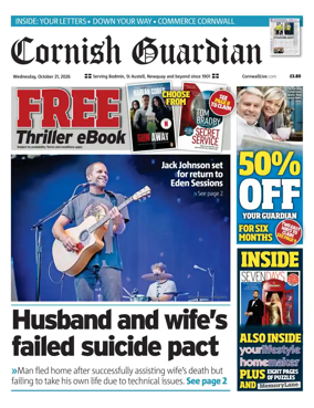 Cover of Cornish Guardian (Newquay & the North Coast)