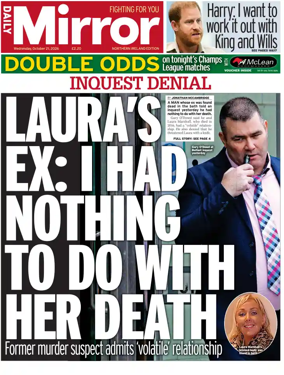 Cover of Daily Mirror (Northern Ireland)