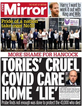Cover of Daily Mirror