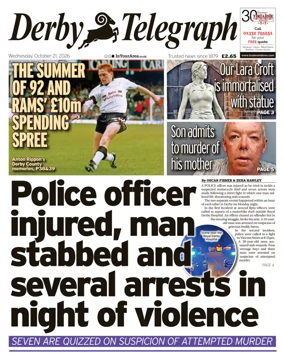 Cover of Derby Telegraph