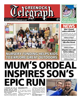 Cover of Greenock Telegraph