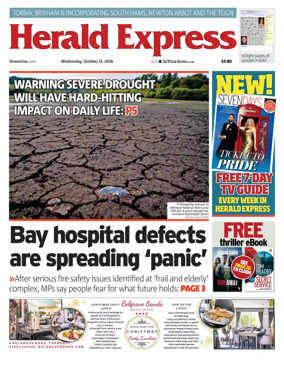 Cover of Herald Express (Torbay Brixham & South Hams Edition)