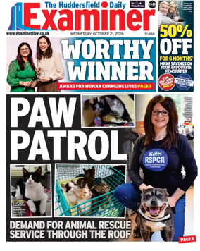 Cover of Huddersfield Daily Examiner