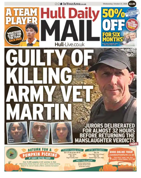 Cover of Hull Daily Mail