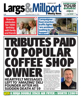 Cover of Largs & Millport Weekly News