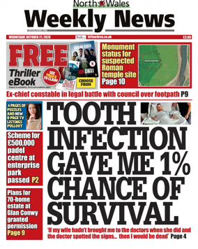 Cover of North Wales Weekly News