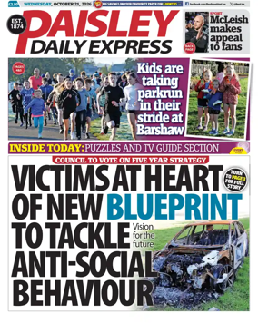 Cover of Paisley Daily Express