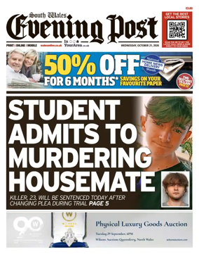 Cover of South Wales Evening Post