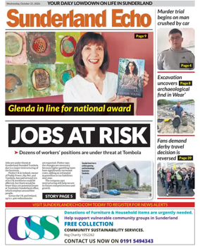 Cover of Sunderland Echo