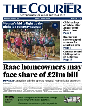 Cover of The Courier & Advertiser (Angus and Dundee)